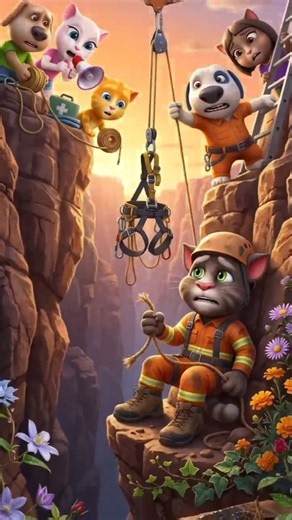 Talking Tom Rescue Challenge! क्या Tom बच पाएगा? 🏃‍♂️💥 #gamingshorts
