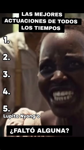 Las mejores actuaciones de Lupita Nyong'o en películas