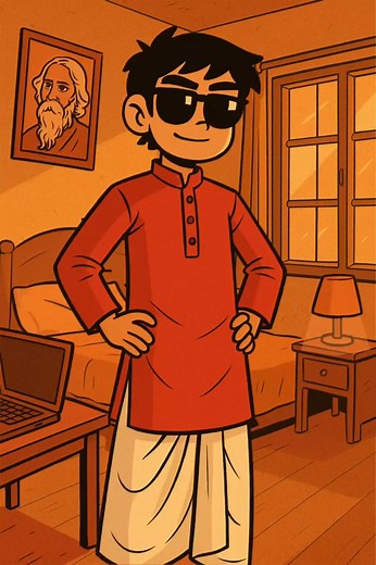 12 reactions · 3 comments | ChatGPT + Photoshop + After effects . Composition কেমন লাগলো please comment . #photoshop #AI #aftereffects #animation #cartoon | Shariar Rahaman | Facebook