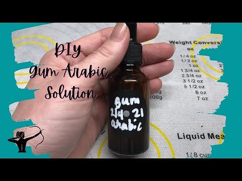 DIY Gum Arabic Solution for Crafting your OWN Watercolor paints