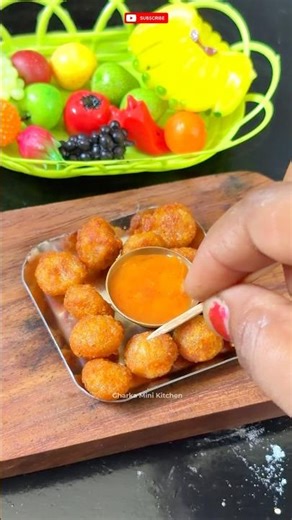 🥘 Mini Soya Chunks Recipe in Tiny Kitchen 😋 | Healthy Mini Cooking Shorts