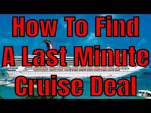How To Find A Last Minute Cruise Deal Finding Cruise Vacation Bargains