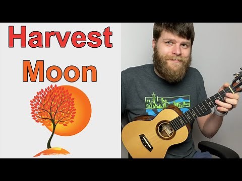 Harvest Moon || Ukulele Tutorial (Neil Young)