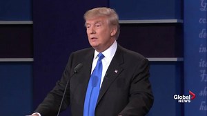 Presidential debate: Trump denies that he said climate change is a hoax
