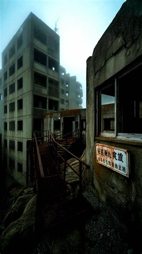Misteri Pulau Hashima Jepang! Kota Mati Angker Penuh Legenda Hantu 👻 #Short