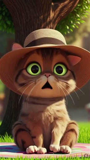 Rainbow Cat creates a huge marble disaster! 😹Watch the full funny cat story on my channel.