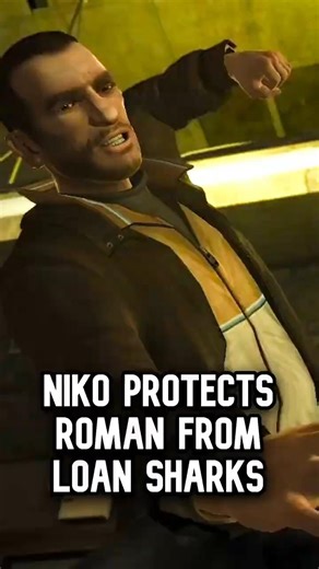 Niko Protects Roman from Loan Sharks | Grand Theft Auto IV Remastered Edition Shorts [PC 4K]