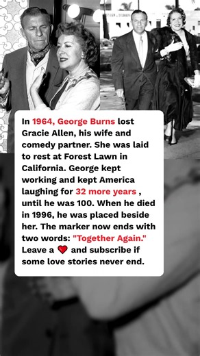 The Two Words On George Burns And Gracie Allen's Grave