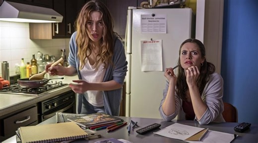 I [f21] live with three roommates in a shared apartment. We all have our own bedrooms but share a kitchen/dining room area and two communal bathrooms. One of my roommates Bianca [f23] has started hosting this art club in our apartment. I don't fully know what they get up to but they gather in our dining room every other day at 7pm and talk and watch TV until 10pm then they all go home. Whenever I walk into the kitchen, Bianca and her friends stare at me awkwardly and make it obvious they're wait