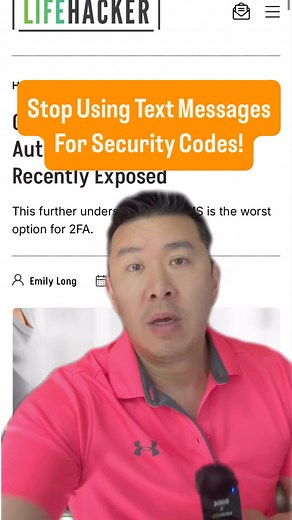 Concerned about ID theft? Comment “THEFT” and I’ll share with you my Do-It-Yourself guide to preventing ID theft. Two factor authentication (2FA) is a must on all your financial accounts but if you are getting those code verification messages by text message, you are putting yourself at risk. SMS, or Simple Messaging System (think green bubble), is insecure. It’s not encrypted and sent as plaintext. Bloomberg and Lighthouse Reports shared an investigation in which a million text messages with 2F
