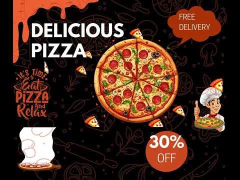 Delicious Food Pizza Promo | Canva Creative Showcase 🍕✨