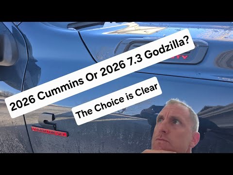 Didn’t Expect This… 2026 Ram Cummins vs Ford 7.3 Godzilla...I'd recommend this one over the other!
