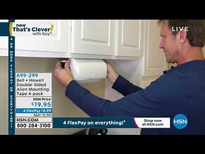 Bell + Howell DoubleSided Alien Mounting Tape 4pack