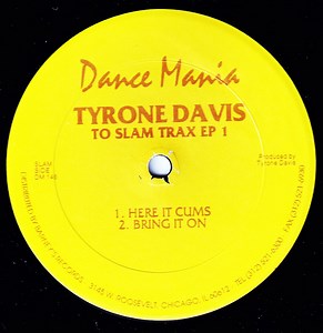 Tyrone Davis - To Slam Trax EP 1