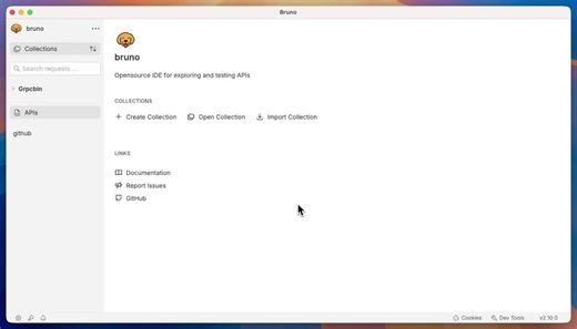 🚨 gRPC is available in Bruno! 🚨We've released a public beta and are looking for your feedback! Update to v.2.10.0, give it a try, and share your feedback! Docs 👉… | Bruno