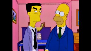 'I'm sorry, isn't that...' - Yes, that's me, and the guy standing next to me is President Gerald Ford. And this is when I was on tour with the Smashing Pumpkins. Oh! And here's a picture of me in outer space. 'You? Went into outer space?? You?' - Sure.. You've never been? (S8 E23 - 'Homer's Enemy') | The Simpsons & Futurama Best Moments