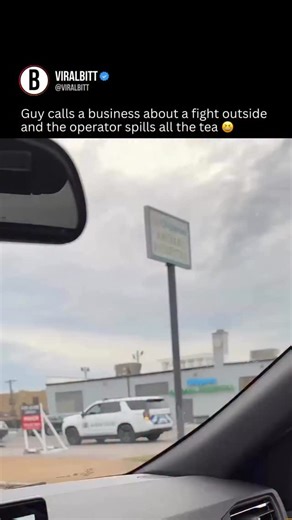 Viral | News | Culture | Follow (us) @viralbitt for viral moments and trends ⚡️ A guy calls a business to report a fight happening outside, but instead of a... | Instagram