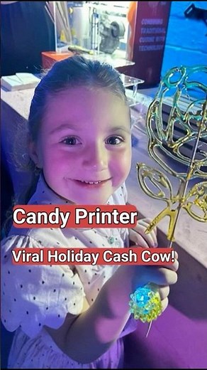 This AI Candy 3D Printer will revolutionize your holiday marketing! #blackfriday #candyprinter 🍬🎄