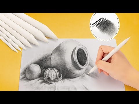 How To Make Paper Stump At Home || DIY Paper Stump