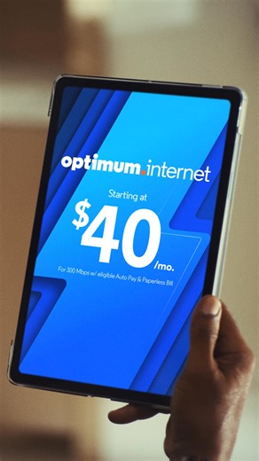 Don’t take slow for an answer. Get Optimum Internet, starting at $40/mo. | Optimum | Facebook