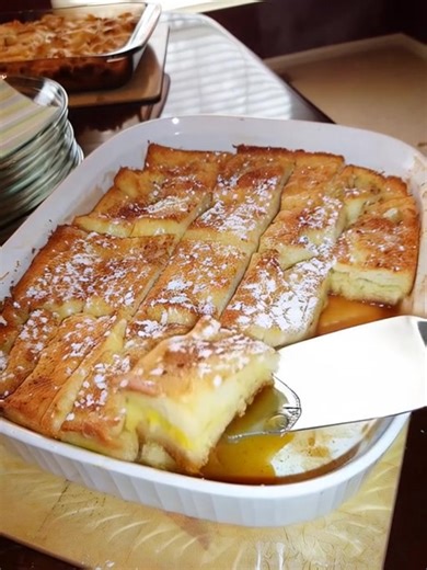 2.2K views · 20 reactions |  Overnight French Toast Bake 丹✨ The ultimate make-ahead brunch dish — soft, custardy bread soaked overnight in vanilla-cinnamon goodness and baked to golden perfection. Perfect for holidays, weekends, or cozy Sunday mornings.   Get the Full Recipe  (check c.o.m.m.e.n.t)  Hashtags: #FrenchToastBake #BrunchRecipe #MakeAheadBreakfast #CozyBakes #HolidayBrunch #BreakfastCasserole #ChristmasYummyTable #TastyToobo | Christmas Yummy Table | Facebook