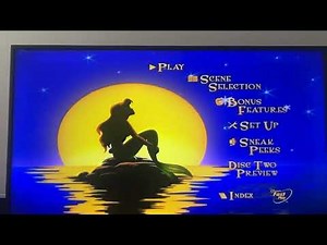 DVD Menu Walkthrough on The Little Mermaid