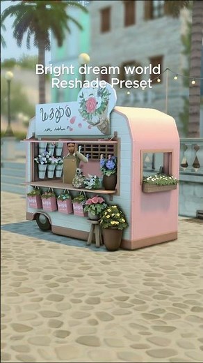 It's : Bright dream world Reshade Preset (For The sims4)🌷By Rabpinks #games #sims4