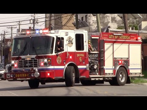 Paterson Fire Department Squad 6 Responding 4-29-25