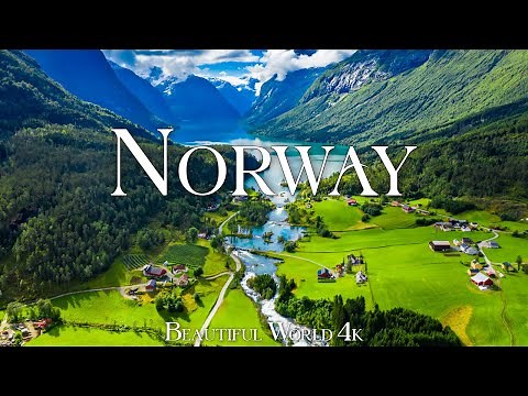 NORWAY 4K UHD - Relaxing Music & Amazing Beautiful Nature Scenery For Stress