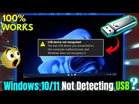 How to Fix USB Not Recognized Windows 10/11 PC (2025 Updated) 💯✅
