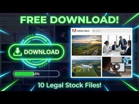 How To Download 10 FREE Images and Videos from Adobe Stock (Legal & Safe)