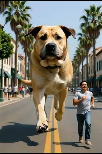 engry pitbull vs man running road #readingeanglish #pitbull #americanbully