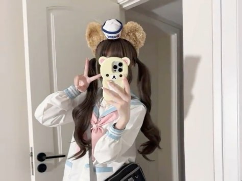 狗狗的双马尾，主人手中的方向盘。 ૮⑉･-･⑉ა