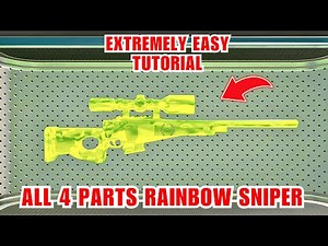 How to Get Rainbow Sniper in 1v1 With Every Gun ALL PARTS