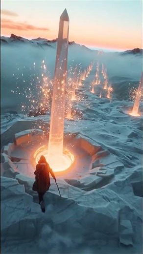 Geothermal Fog Rings & Data Obelisks: Inside the Cryogenic Crater City