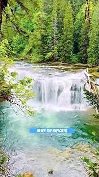 This Waterfall in Washington is From Another World l! Welcome to Lower Lewis River Falls. #pnw