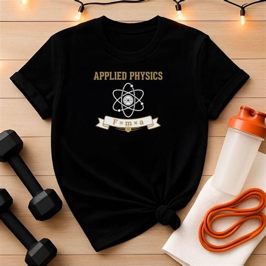 Applied Physics F = M × a Weightlifting Tee | Physics Lifter Shirt - Etsy