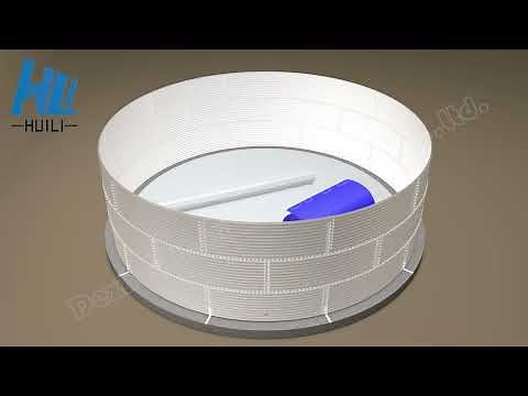 Corrugated steel water tank installation video (Zinc aluminium water tank installation video)