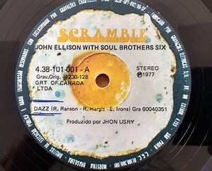 John Ellison With Soul Brothers Six / Soul Brothers Six - Dazz / Can You Feel The Vibrations
