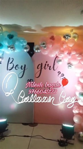 Baby shower Balloon Decorations ideas tutorial #shorts #trending