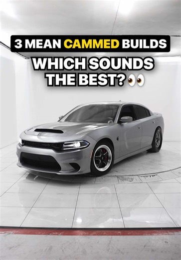 3 absolutely INTOXICATING sounds 🤤🔥 Which is YOUR favorite? 👀 Let us know in the comments and head online for the full listing on all 3 of these builds! 💻 #Hellcat #corvette #camaro #cammed #carsforsale