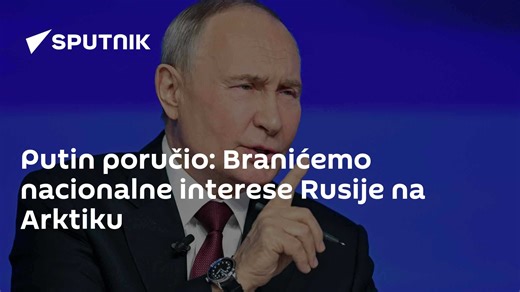 Putin poručio: Branićemo nacionalne interese Rusije na Arktiku /video/