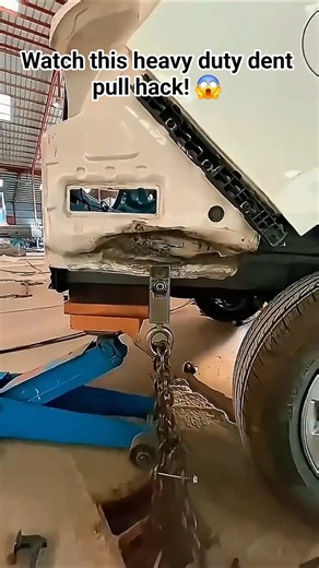 The Genius Way Mechanics Fix Dent Crumple Zones! 🤯🔨 #viral