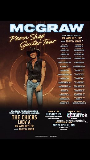 Tim McGraw 2026 Tour: Presale Details and Concert Info