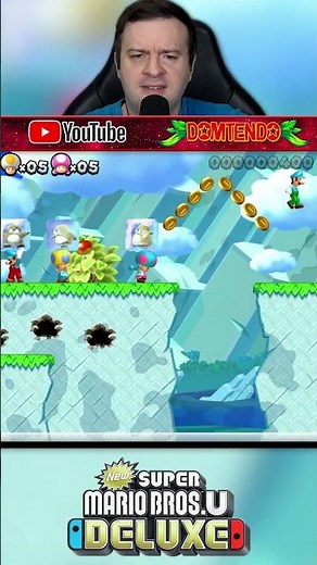 4 Player Super Mario Slide 😂