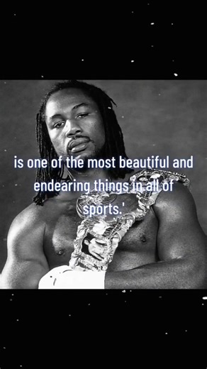 'Humility in victory, or loss, is one of the most beautiful and endearing things in all of sports.' - Lennox Lewis | The Loneliest Sport