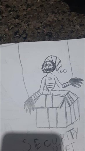 desenhei a security puppet #fivenightsatfreddys #music