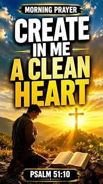 Morning Prayer | Create in Me a Clean Heart, O God (Psalm 51:10)