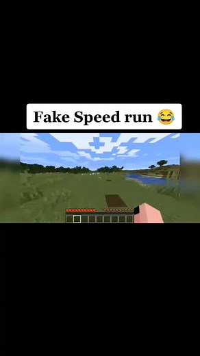 #minecraft #fake #speedrun