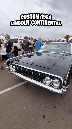 Triple-Black 1964 Lincoln Continental Custom! SOLD AT BARRETT-JACKSON!
